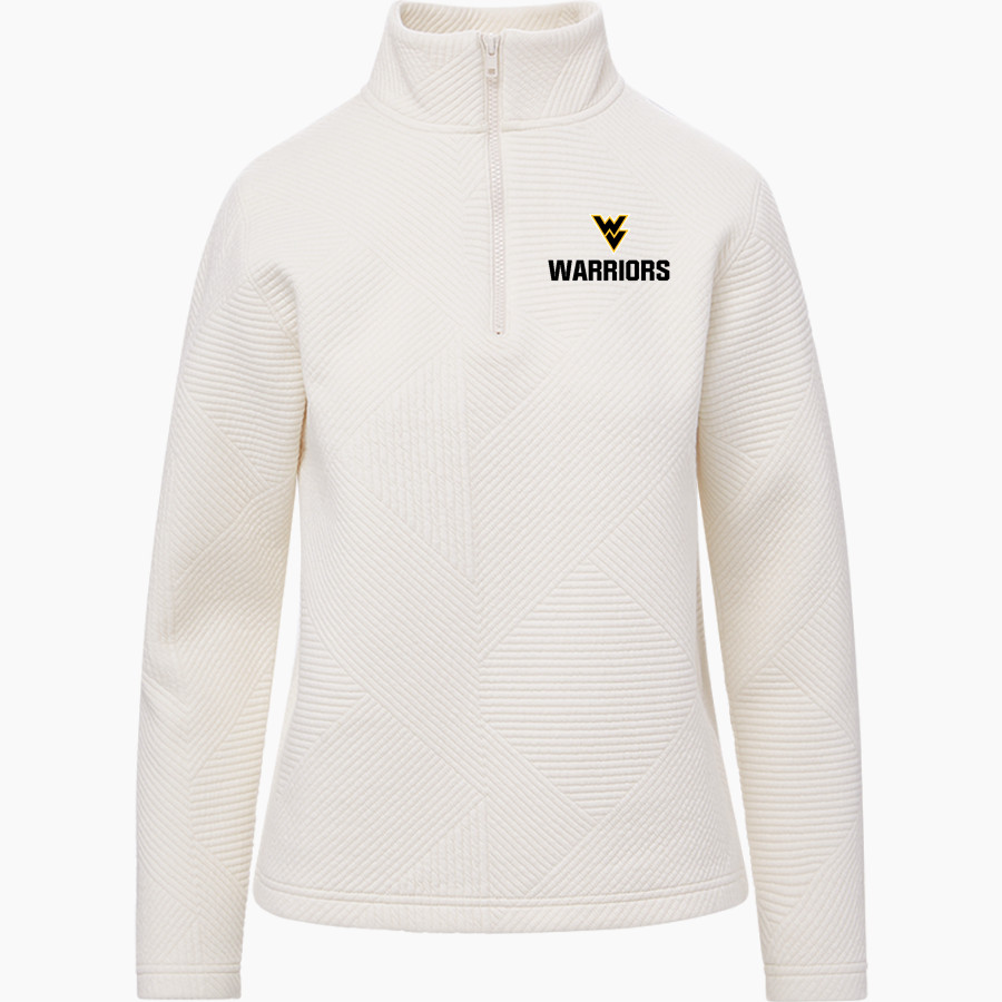WAPSIE VALLEY HIGH SCHOOL WARRIORS MV Sport Women's Zelda Zig Zag 1/4 Zip Pullover
