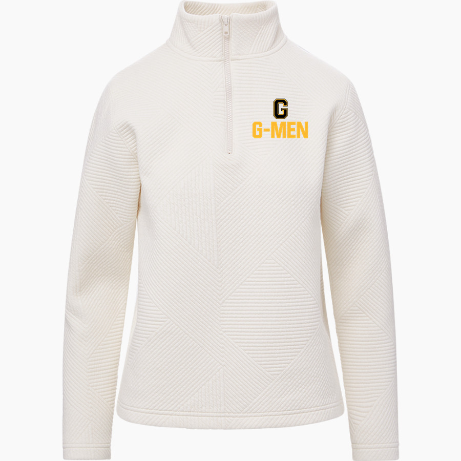 Georgetown Exempted Village G-men <span class="pdp-name-mascot">Georgetown Exempted Village G-men</span> MV Sport Women's Zelda Zig Zag 1/4 Zip Pullover
