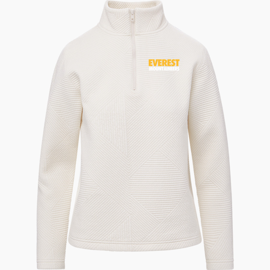 Everest Academy <span class="pdp-name-mascot">Everest Mountaineers</span> MV Sport Women's Zelda Zig Zag 1/4 Zip Pullover