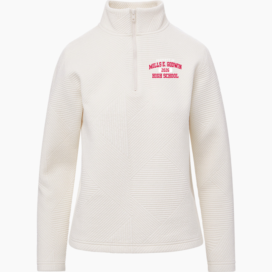 Godwin Eagles <span class="pdp-name-mascot">Godwin Eagles</span> MV Sport Women's Zelda Zig Zag 1/4 Zip Pullover