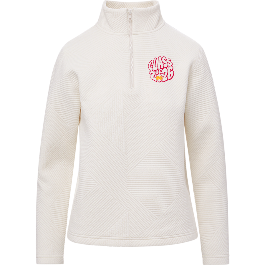 MATER DEI HIGH SCHOOL WILDCATS <span class="pdp-name-mascot">MATER DEI WILDCATS</span> MV Sport Women's Zelda Zig Zag 1/4 Zip Pullover