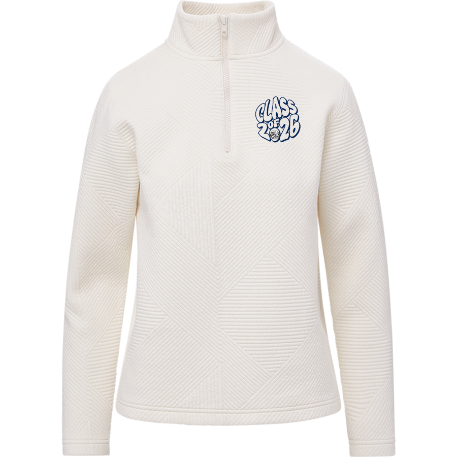 Northshore Titans Online Store <span class="pdp-name-mascot">Northshore Titans</span> MV Sport Women's Zelda Zig Zag 1/4 Zip Pullover