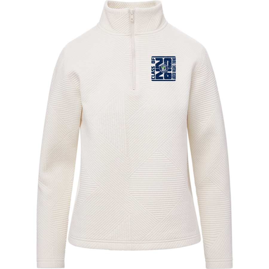 Oakdale Christian Academy Wildcats <span class="pdp-name-mascot">Oakdale Christian Academy Wildcats</span> MV Sport Women's Zelda Zig Zag 1/4 Zip Pullover