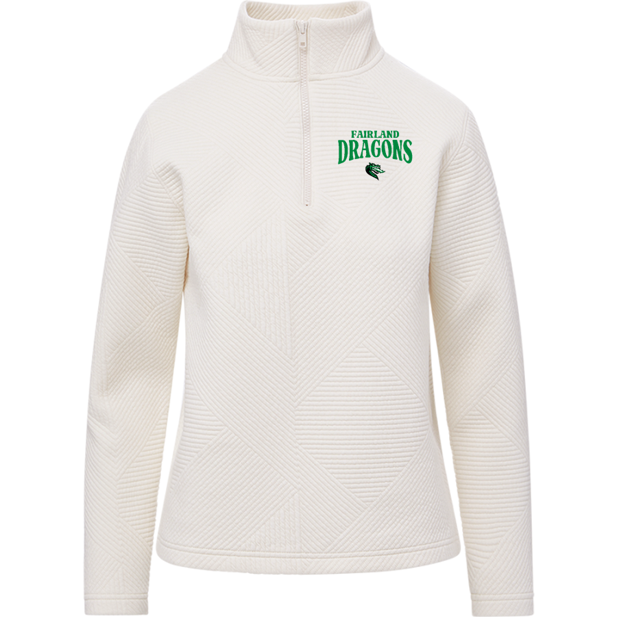 Fairland Dragons <span class="pdp-name-mascot">Fairland Dragons</span> MV Sport Women's Zelda Zig Zag 1/4 Zip Pullover