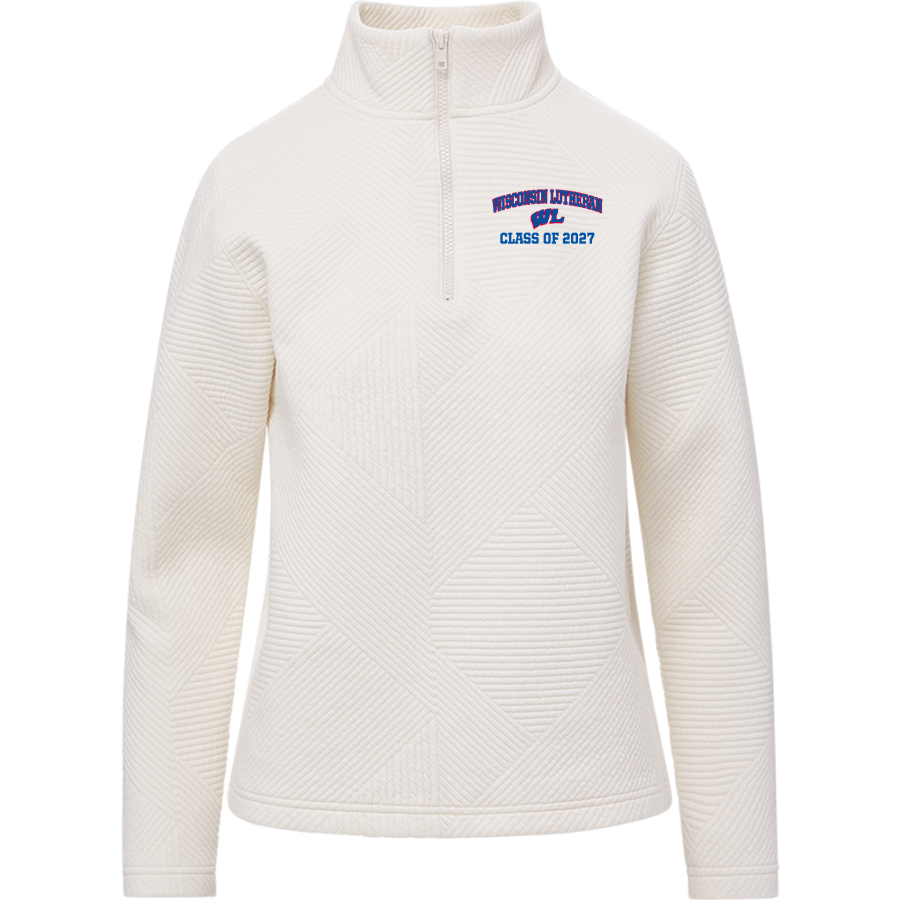 Wisconsin Lutheran Vikings <span class="pdp-name-mascot">Wisconsin Lutheran Vikings</span> MV Sport Women's Zelda Zig Zag 1/4 Zip Pullover