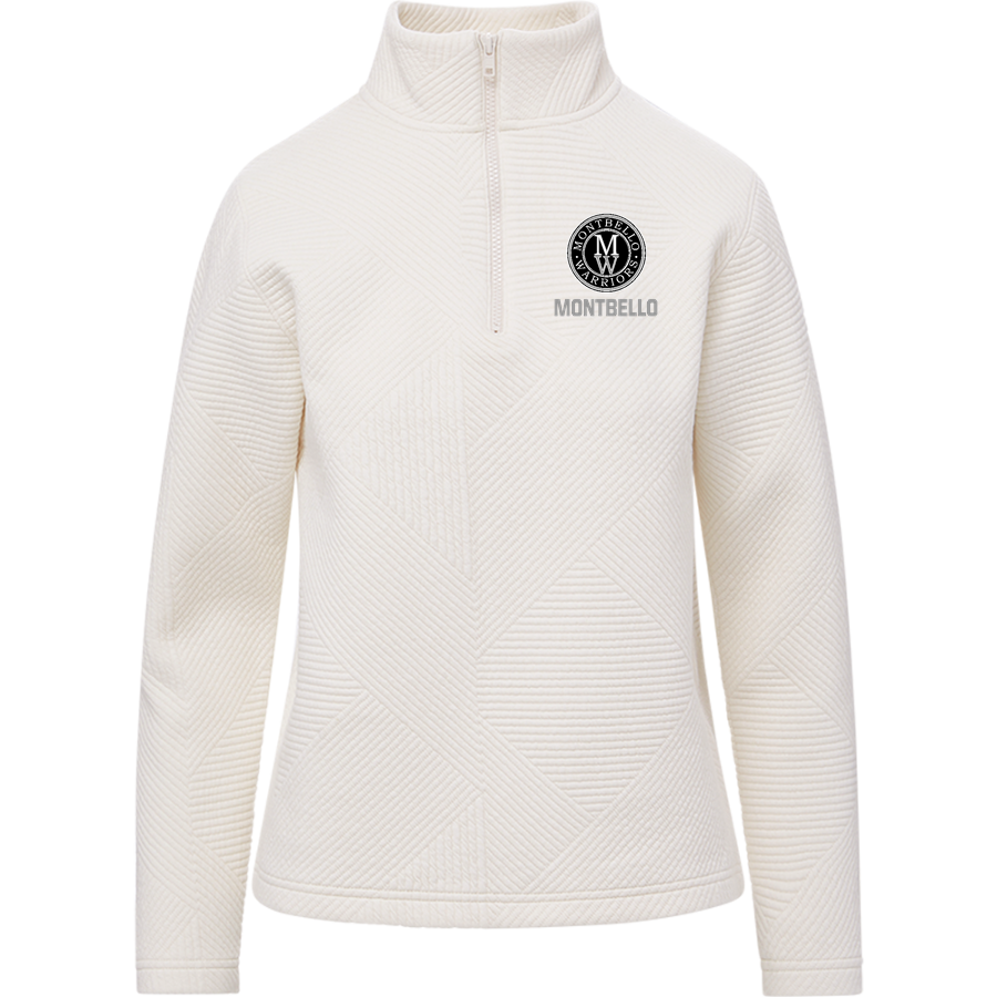 Montbello Warriors <span class="pdp-name-mascot">DCIS Montbello Warriors</span> MV Sport Women's Zelda Zig Zag 1/4 Zip Pullover