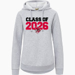 ONEONTA RED DRAGONS MV Sport Women's Vintage Fleece Hoodie Front Thumbnail