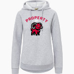 Jamesville DeWitt Red Rams <span class="pdp-name-mascot">Jamesville DeWitt Red Rams or JD Red Rams</span> MV Sport Women's Vintage Fleece Hoodie Front Thumbnail