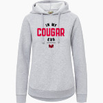 Mountain View Cougars MV Sport Women's Vintage Fleece Hoodie Front Thumbnail