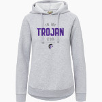 Petaluma Trojans MV Sport Women's Vintage Fleece Hoodie Front Thumbnail