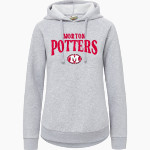 Morton Potters <span class="pdp-name-mascot">Morton Potters</span> MV Sport Women's Vintage Fleece Hoodie Front Thumbnail