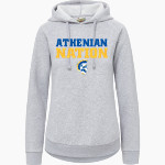 CRAWFORDSVILLE HIGH SCHOOL ATHENIANS MV Sport Women's Vintage Fleece Hoodie Front Thumbnail