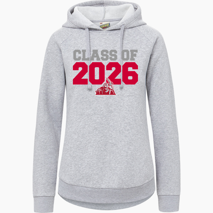 Red Top Miners MV Sport Women's Vintage Fleece Hoodie