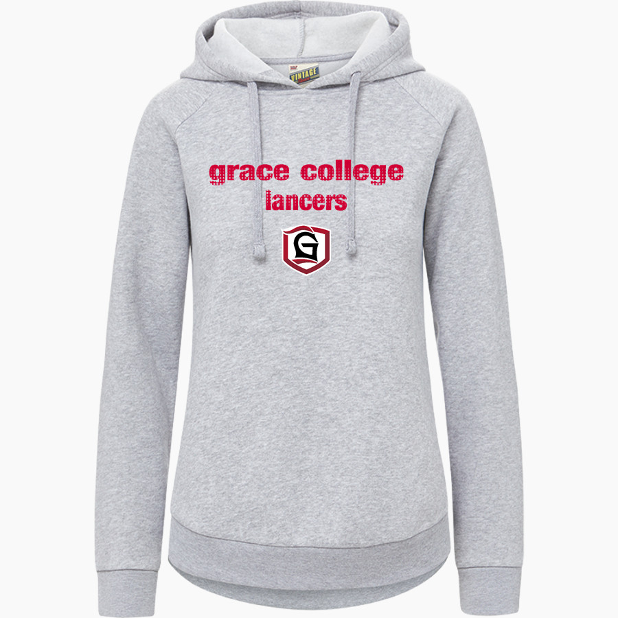 Grace College Lancers <span class="pdp-name-mascot">Grace College Lancers</span> MV Sport Women's Vintage Fleece Hoodie