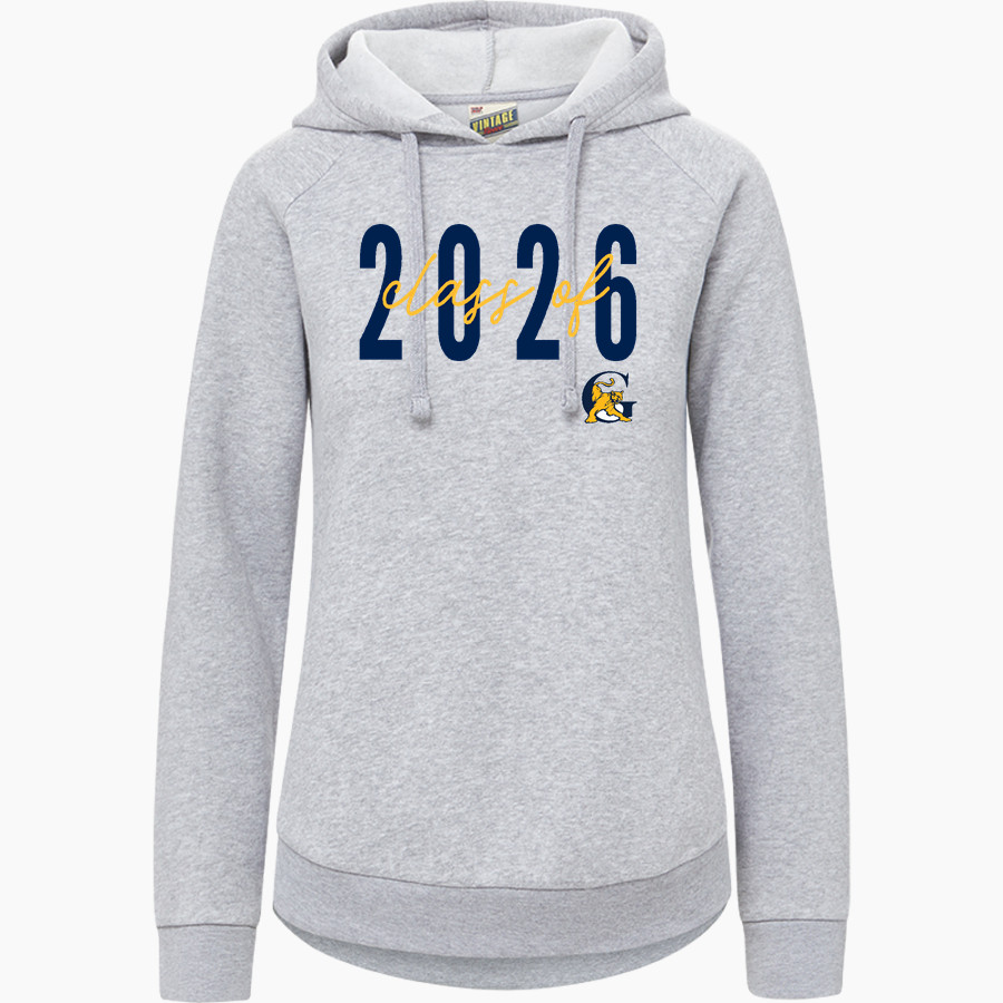 Goldsboro Cougars <span class="pdp-name-mascot">Goldsboro Cougars</span> MV Sport Women's Vintage Fleece Hoodie