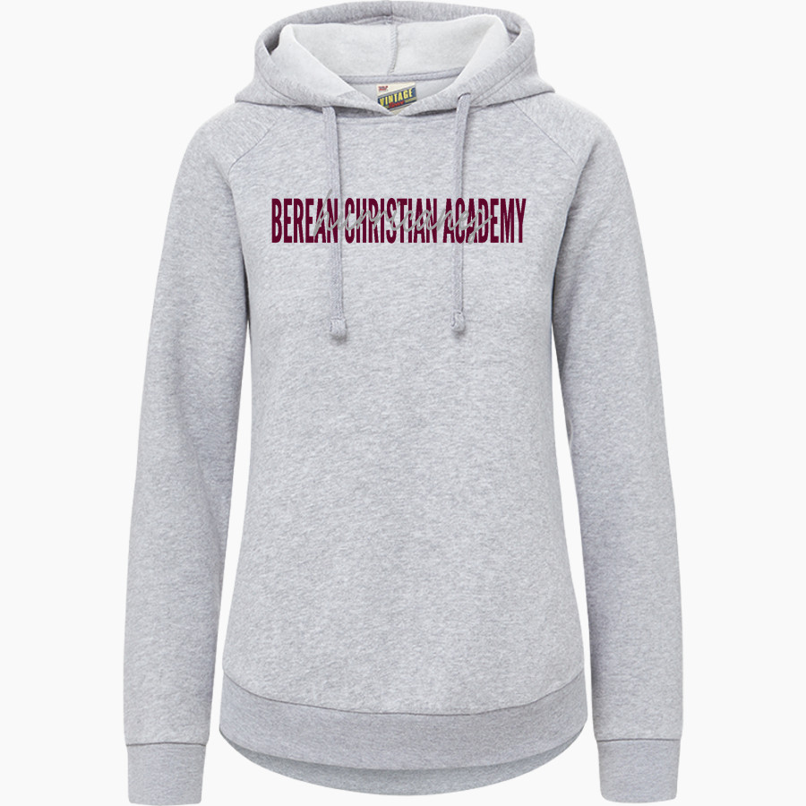 Berean Christian Academy Hurricanes <span class="pdp-name-mascot">Berean Christian Academy Hurricanes</span> MV Sport Women's Vintage Fleece Hoodie