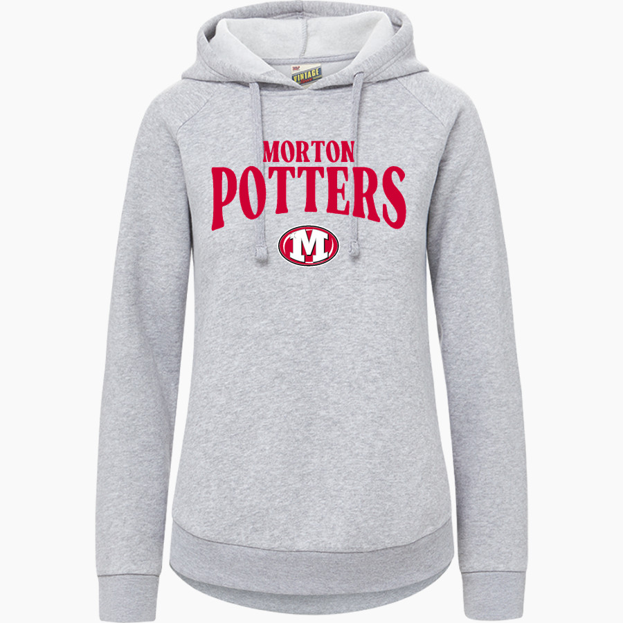 Morton Potters <span class="pdp-name-mascot">Morton Potters</span> MV Sport Women's Vintage Fleece Hoodie