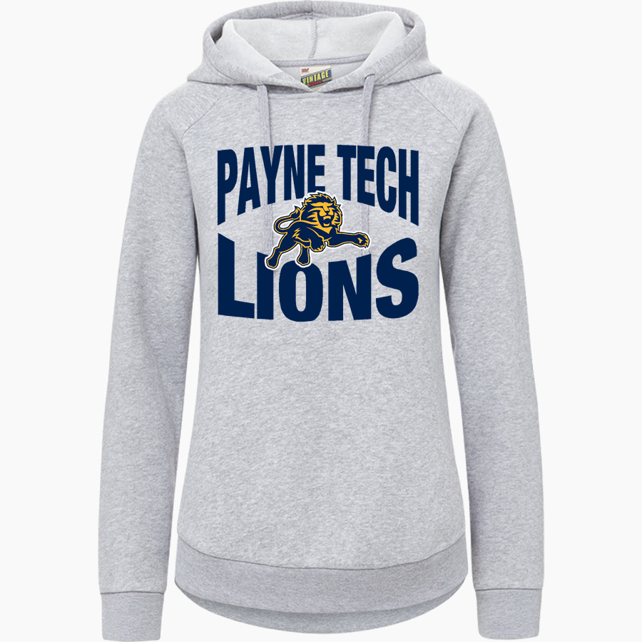 Payne Tech Lions MV Sport Women's Vintage Fleece Hoodie