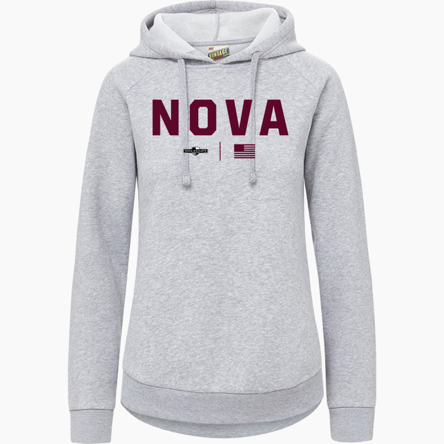 Nova Knights MV Sport Women's Vintage Fleece Hoodie