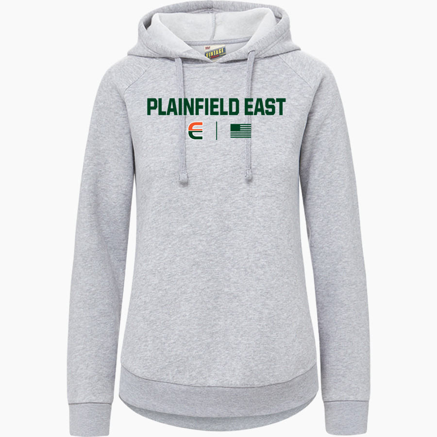 Plainfield East Bengals MV Sport Women's Vintage Fleece Hoodie