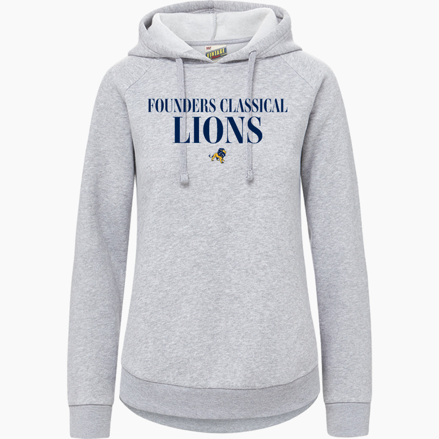Founders Classical Lions <span class="pdp-name-mascot">Founders Classical Lions</span> MV Sport Women's Vintage Fleece Hoodie