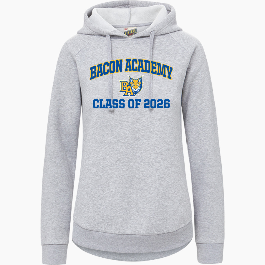 BACON ACADEMY BOBCATS MV Sport Women's Vintage Fleece Hoodie