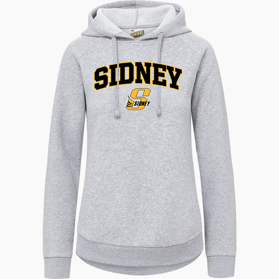 SIDNEY HIGH SCHOOL YELLOW JACKETS <span class="pdp-name-mascot">SIDNEY YELLOW JACKETS</span> MV Sport Women's Vintage Fleece Hoodie