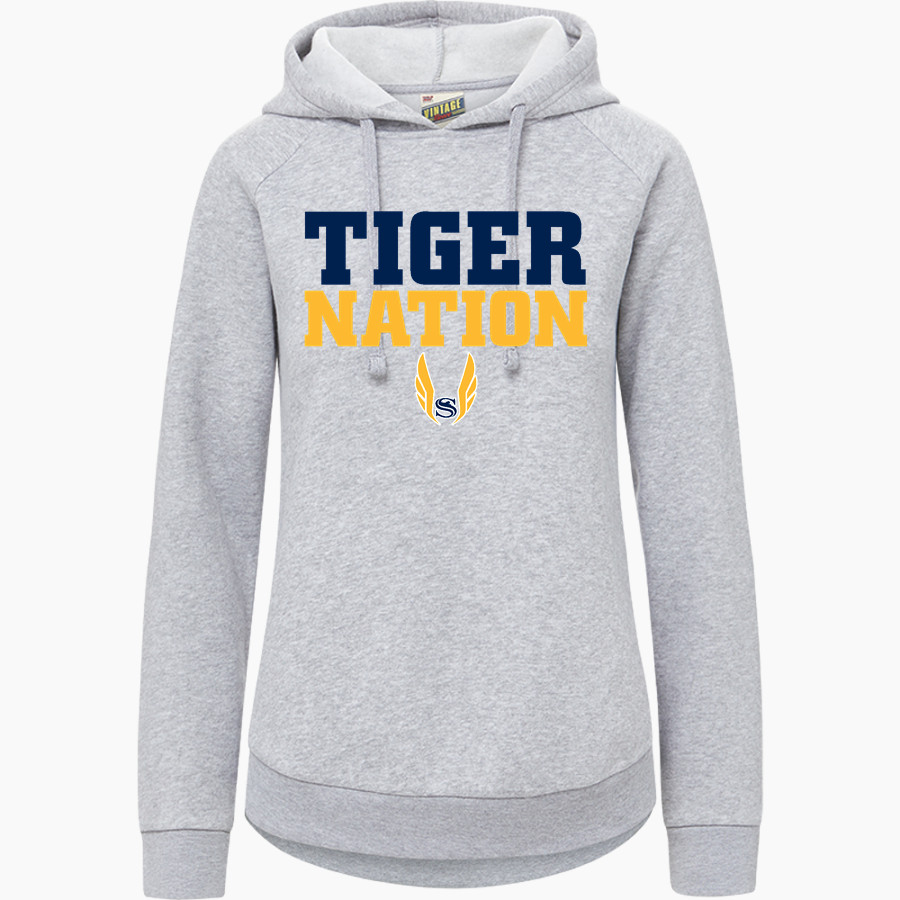 Sullivan Tigers <span class="pdp-name-mascot">Sullivan Tigers</span> MV Sport Women's Vintage Fleece Hoodie