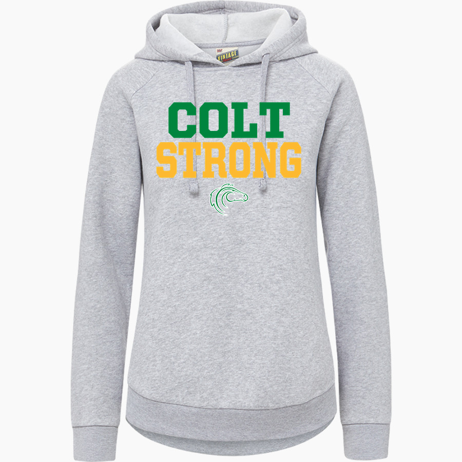 COLSTRIP HIGH SCHOOL COLTS <span class="pdp-name-mascot">COLSTRIP COLTS/FILLIES</span> MV Sport Women's Vintage Fleece Hoodie