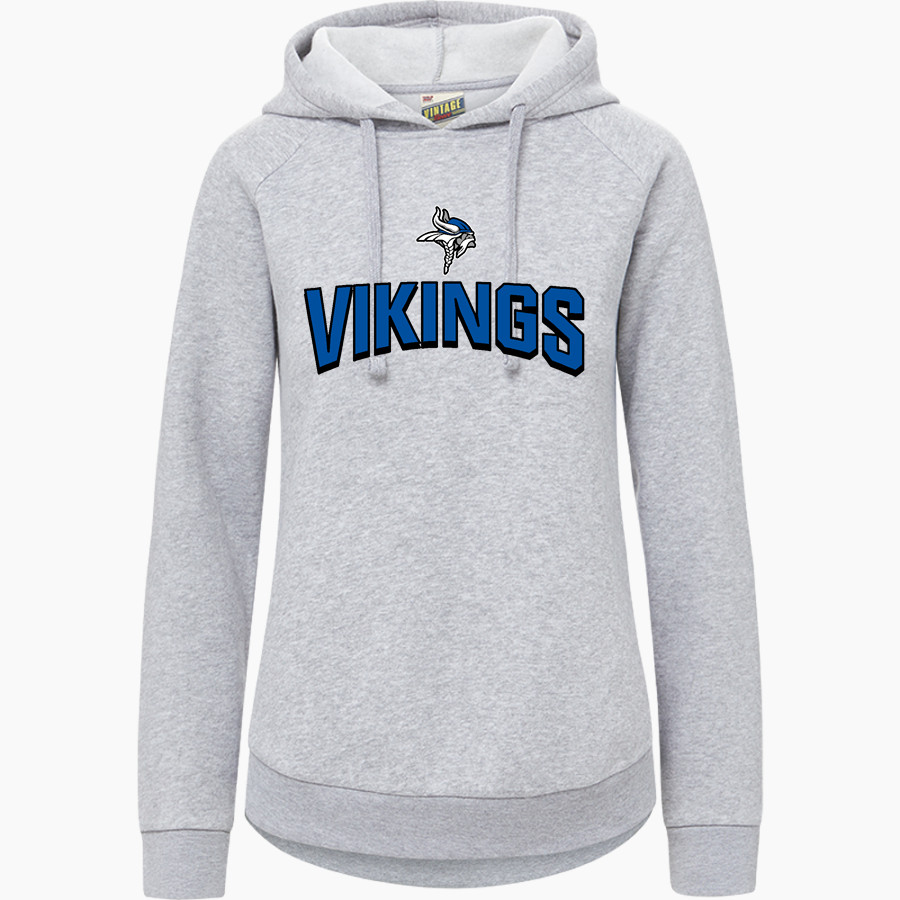 PLEASANT GROVE HIGH SCHOOL VIKINGS <span class="pdp-name-mascot">PLEASANT GROVE VIKINGS</span> MV Sport Women's Vintage Fleece Hoodie