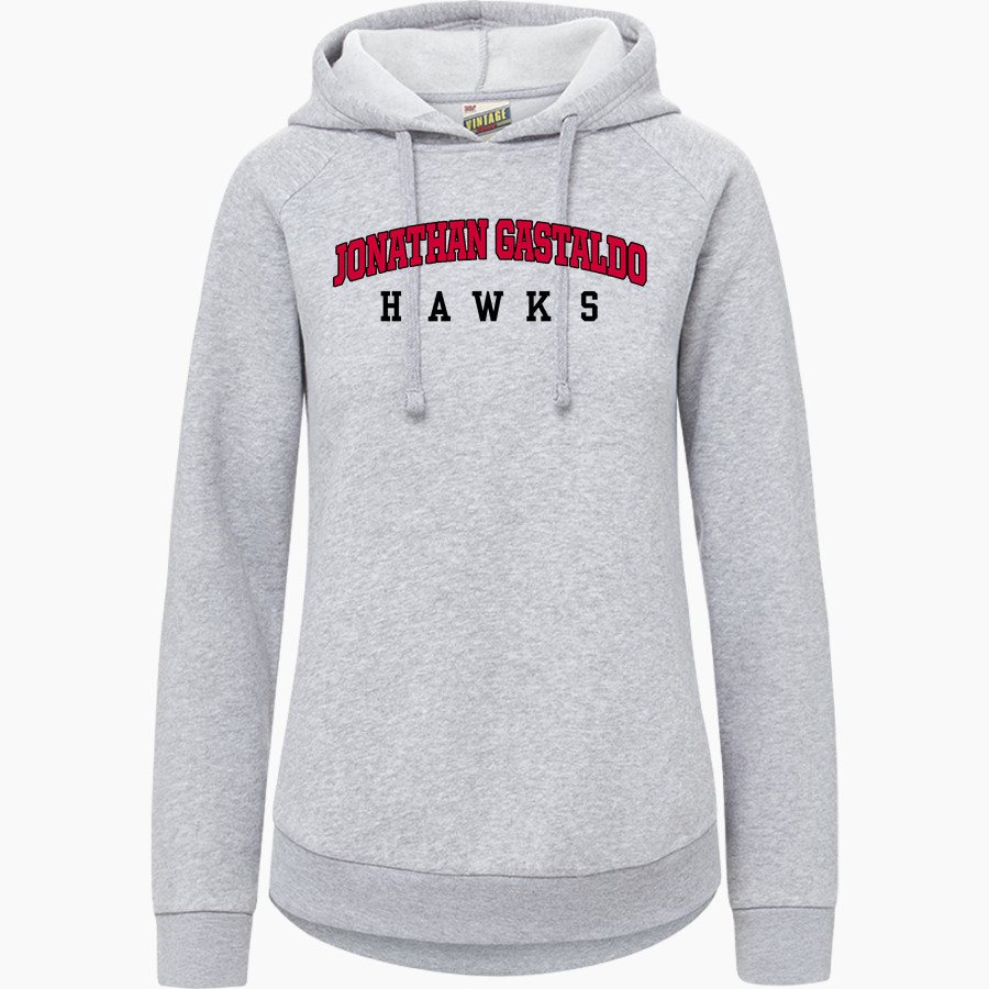 Jonathan Gastaldo Hawks <span class="pdp-name-mascot">Jonathan Gastaldo Hawks</span> MV Sport Women's Vintage Fleece Hoodie