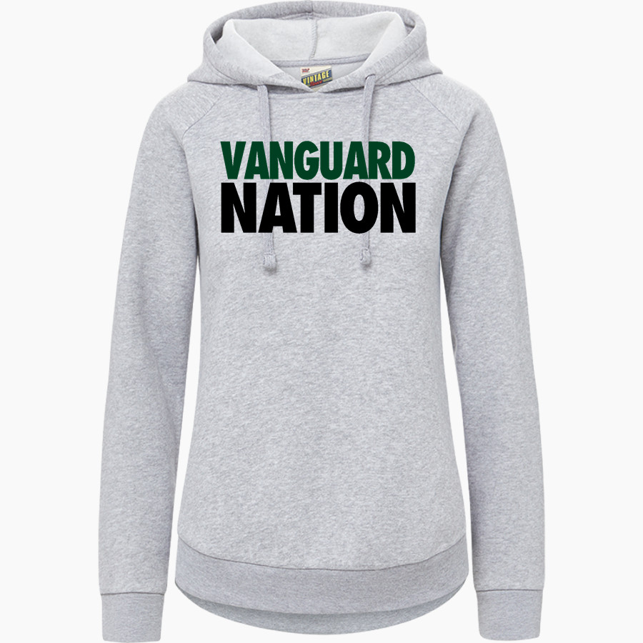 Wisconsin Heights High School Vanguards MV Sport Women's Vintage Fleece Hoodie