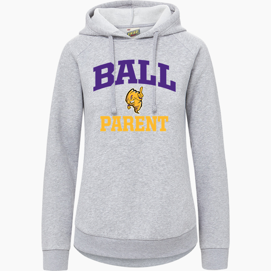 BALL HIGH SCHOOL GOLDEN TORNADOES MV Sport Women's Vintage Fleece Hoodie