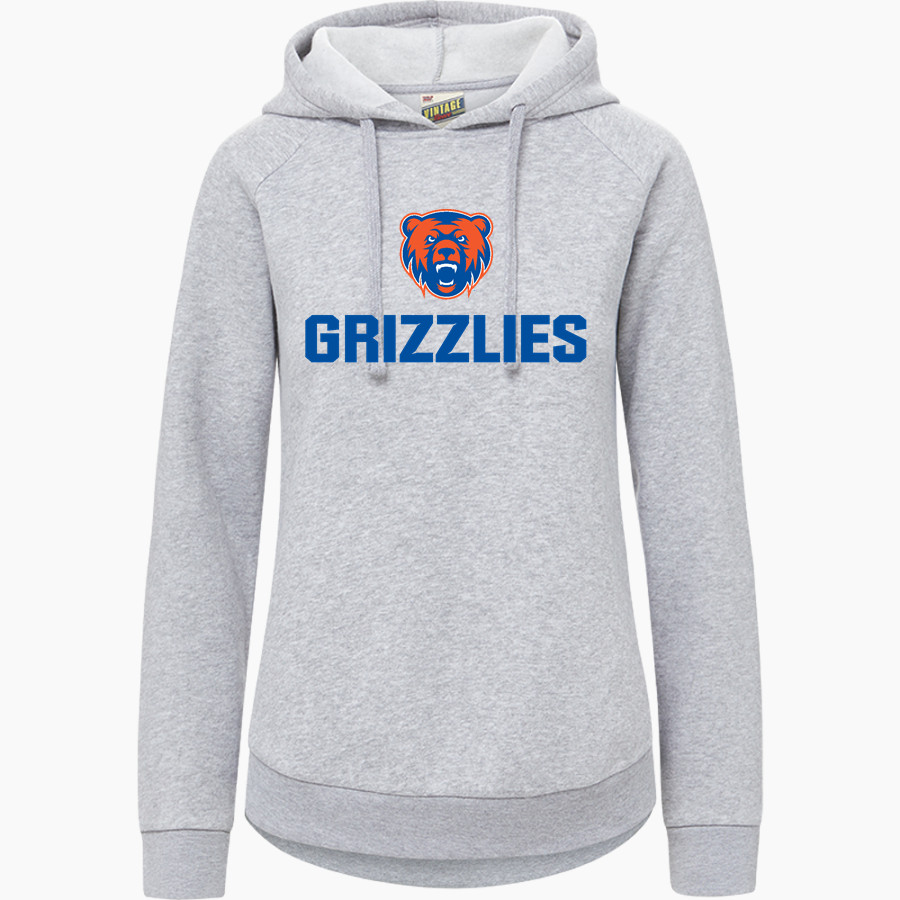 North Point Grizzlies <span class="pdp-name-mascot">North Point Grizzlies</span> MV Sport Women's Vintage Fleece Hoodie