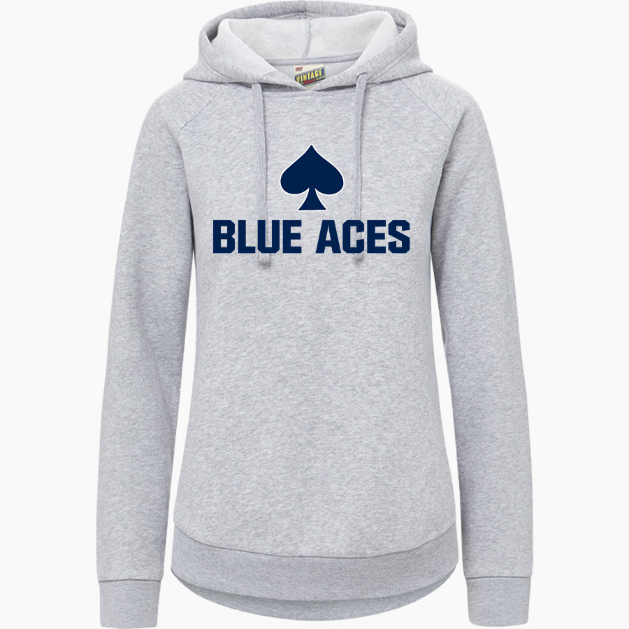 GRANVILLE HIGH SCHOOL BLUE ACES <span class="pdp-name-mascot">GRANVILLE BLUE ACES</span> MV Sport Women's Vintage Fleece Hoodie