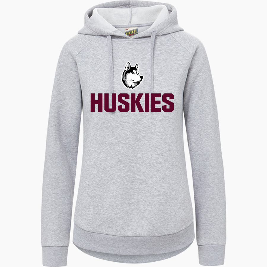 Heartland Huskie <span class="pdp-name-mascot">Heartland Community Schools Huskies</span> MV Sport Women's Vintage Fleece Hoodie