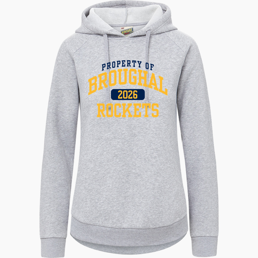 Broughal Rockets <span class="pdp-name-mascot">Broughal Rockets</span> MV Sport Women's Vintage Fleece Hoodie