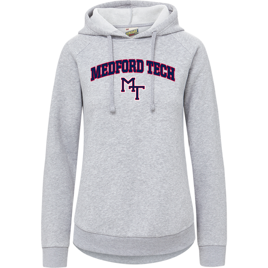 Medford Tech Jaguars <span class="pdp-name-mascot">Medford Tech High School Jaguars</span> MV Sport Women's Vintage Fleece Hoodie