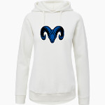 SOUTH KORTRIGHT CENTRAL HIGH SCH RAMS MV Sport Women's Vintage Fleece Hoodie Front Thumbnail