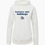 KENMORE EAST HIGH SCHOOL once a bulldog always a bulldog <span class="pdp-name-mascot">KENMORE EAST BULLDOGS</span> MV Sport Women's Vintage Fleece Hoodie Front Thumbnail