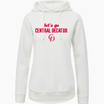 Central Decatur Cardinals MV Sport Women's Vintage Fleece Hoodie Front Thumbnail