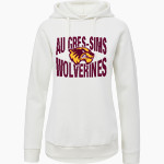 Au Gres-Sims HIGH SCHOOL WOLVERINES <span class="pdp-name-mascot">AU GRES - SIMS WOLVERINES</span> MV Sport Women's Vintage Fleece Hoodie Front Thumbnail