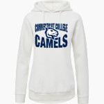 Connecticut College Camels <span class="pdp-name-mascot">Connecticut College Camels</span> MV Sport Women's Vintage Fleece Hoodie Front Thumbnail