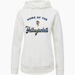 Rochester YellowJackets MV Sport Women's Vintage Fleece Hoodie Front Thumbnail