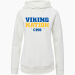 Clement Vikings <span class="pdp-name-mascot">Clement Middle School Vikings</span> MV Sport Women's Vintage Fleece Hoodie Front Thumbnail