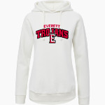 Everett Trojan <span class="pdp-name-mascot">Everett Trojans</span> MV Sport Women's Vintage Fleece Hoodie Front Thumbnail
