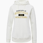 Desert Hills Thunder <span class="pdp-name-mascot">Desert Hills Middle School Thunder</span> MV Sport Women's Vintage Fleece Hoodie Front Thumbnail