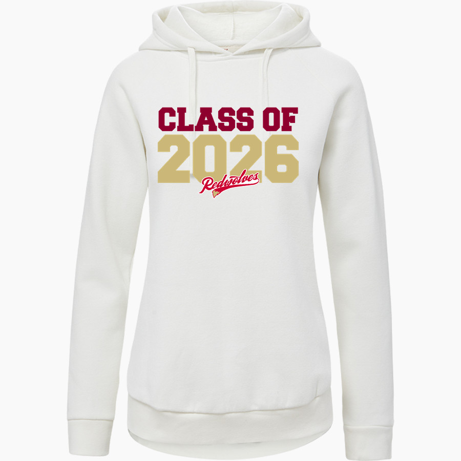 JIMMY CARTER EARLY COLLEGE HIGH SCHOOL Red Wolf <span class="pdp-name-mascot">Jimmy Carter Red Wolf</span> MV Sport Women's Vintage Fleece Hoodie