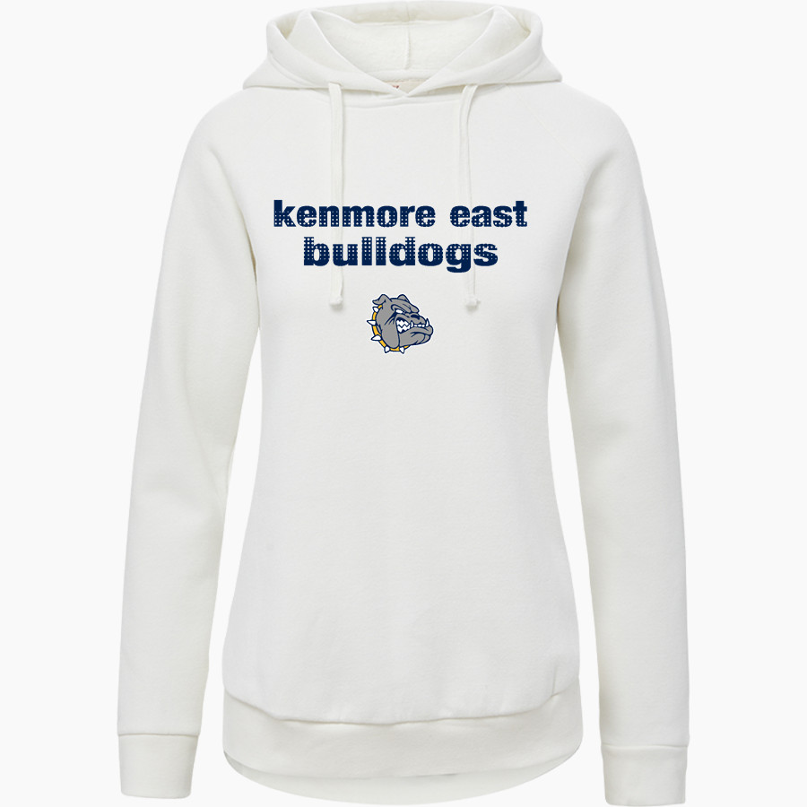 KENMORE EAST HIGH SCHOOL once a bulldog always a bulldog <span class="pdp-name-mascot">KENMORE EAST BULLDOGS</span> MV Sport Women's Vintage Fleece Hoodie