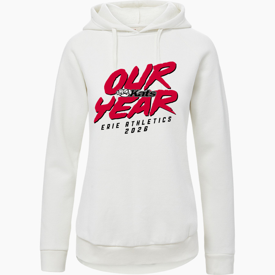 Erie Kats <span class="pdp-name-mascot">ERIE COMMUNITY COLLEGE Kats</span> MV Sport Women's Vintage Fleece Hoodie